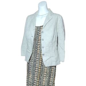 Embroidered Blazer. Soft pink. Medium